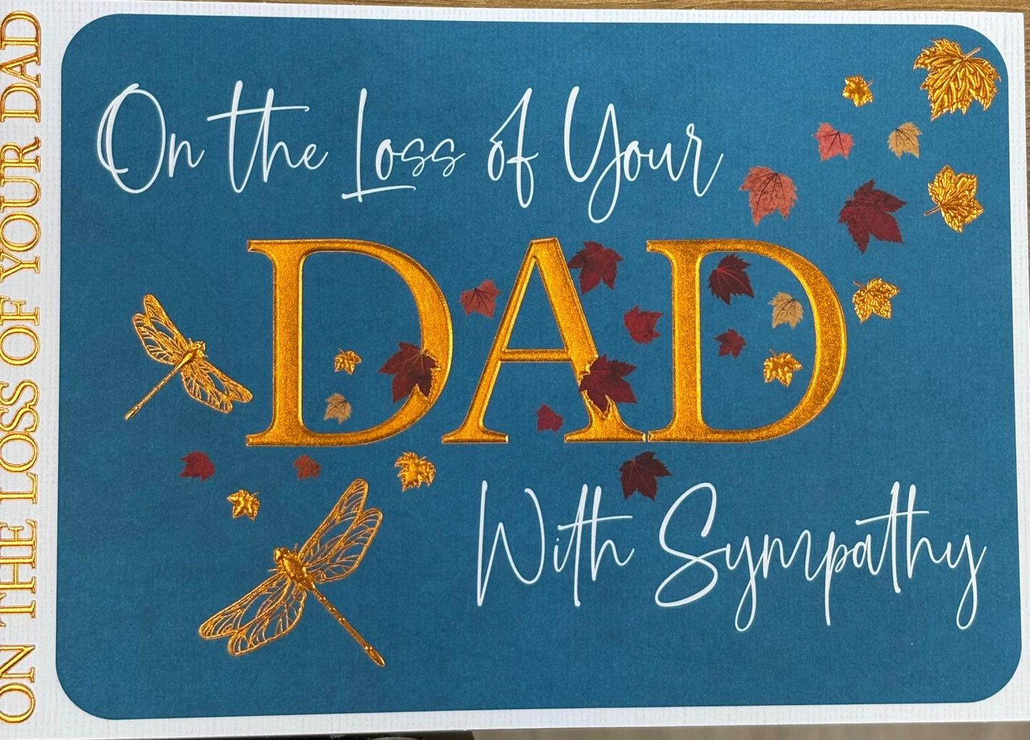 Dad Sympathy Card - Words 'n' Wishes