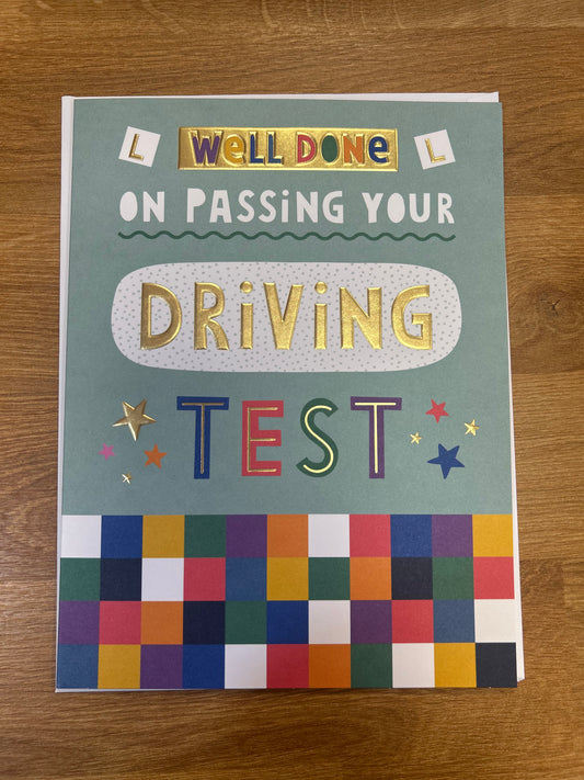Congratualtions Driving Test Card - Words N' Wishes
