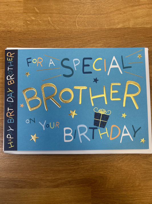 Brother Birthday Card - Words N' Wishes