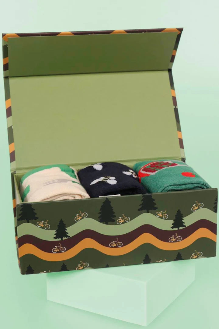 Mens Gardening Bamboo Socks Gift Set