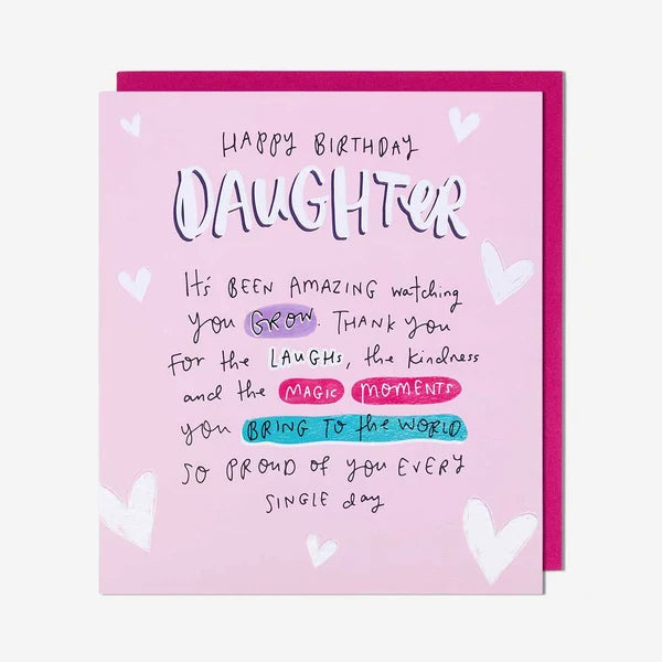 Daughter Birthday Card