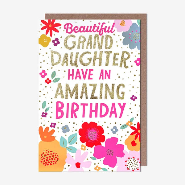Granddaughter Birthday Card