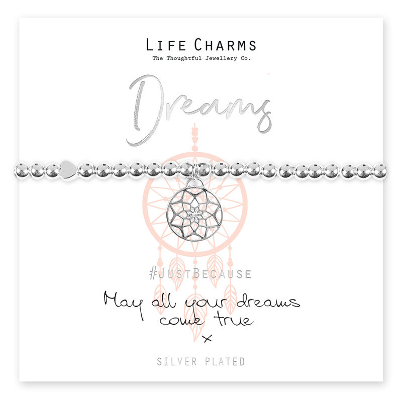 Dreams Silver Beaded Bracelet. Available at Sweet P, Burnside, Glasgow