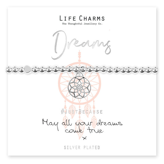 Dreams Silver Beaded Bracelet. Available at Sweet P, Burnside, Glasgow