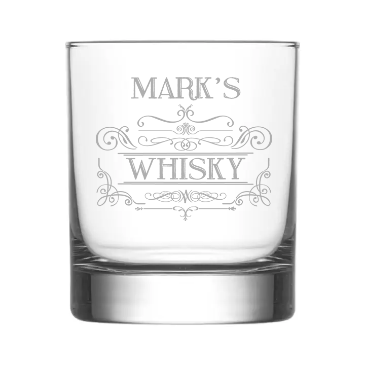 Personalised Whisky Tumbler | Custom Engraved Name