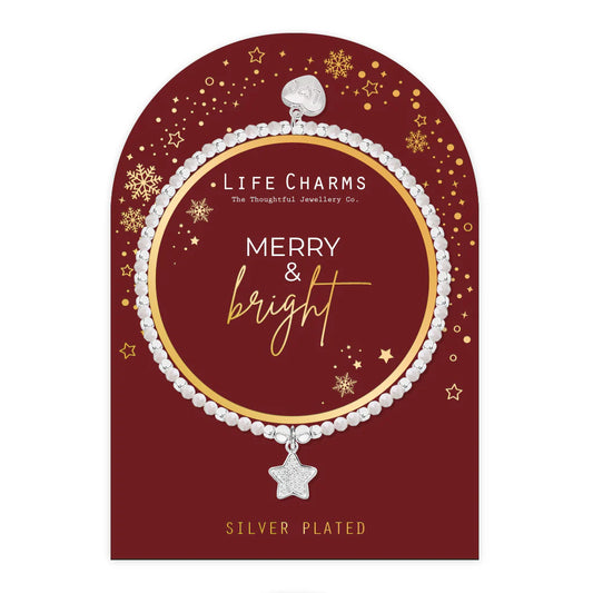 Christmas Bracelet, Merry & Bright - Life Charms Jewellery