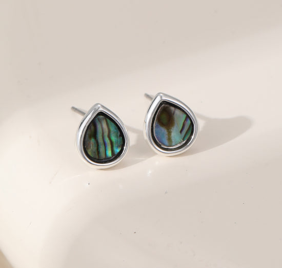 Mini Mother of Pearl Stud Earrings