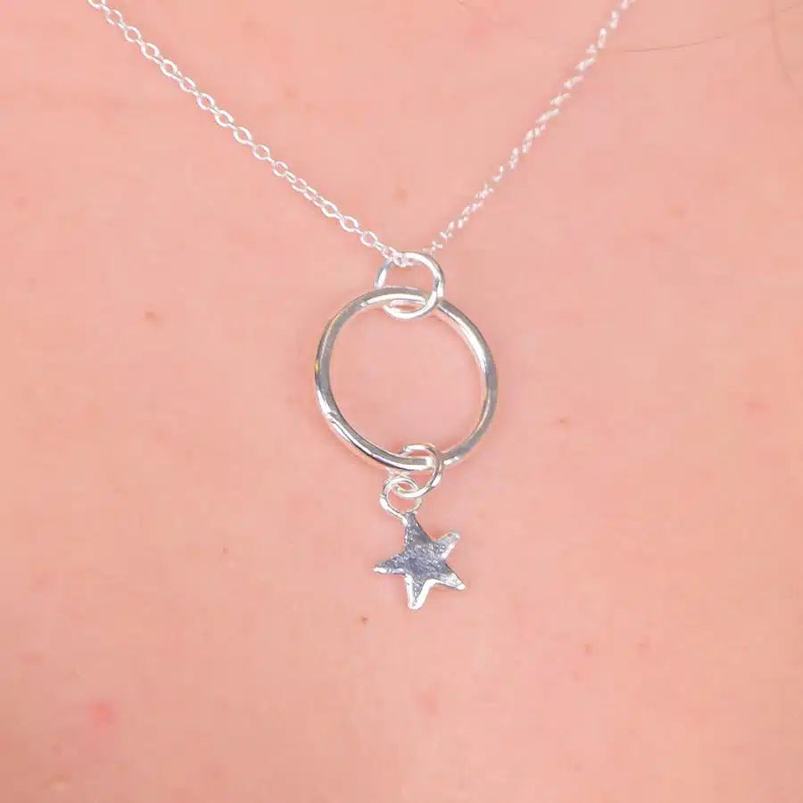 By Rebecca 'My Wee Star' Sterling Silver Necklace – Handmade in Scotland