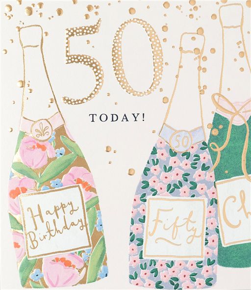 50th Birthday Card - Paperlink