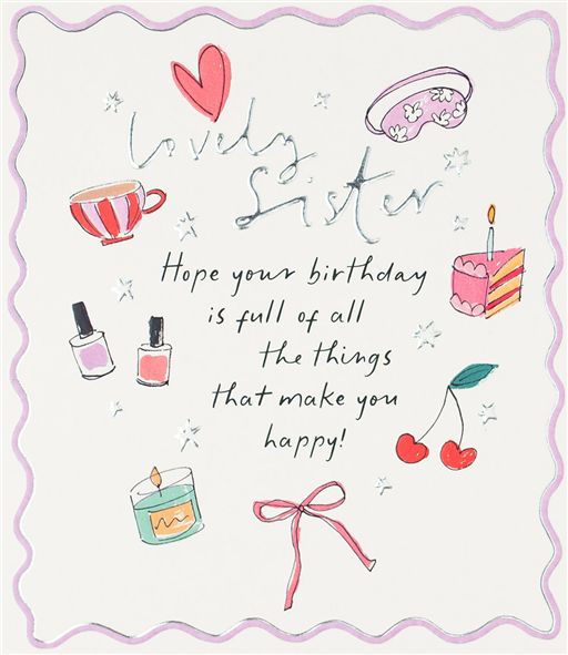 Sister Birthday Card - Paperlink