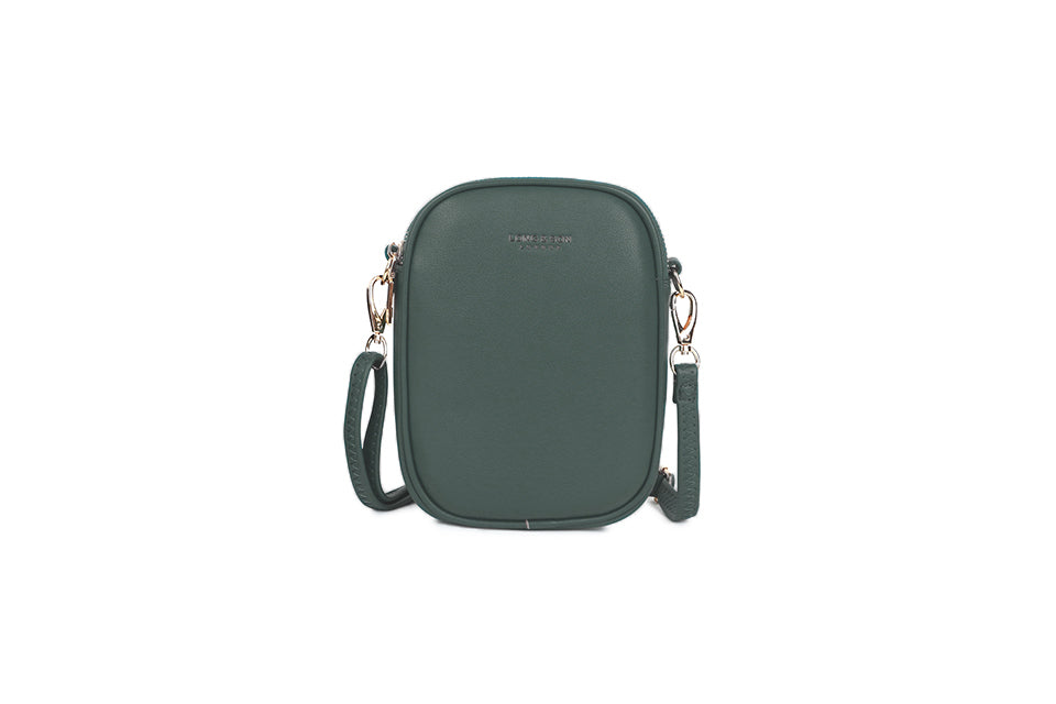 Small Olive Green Crossbody Bag for Essentials