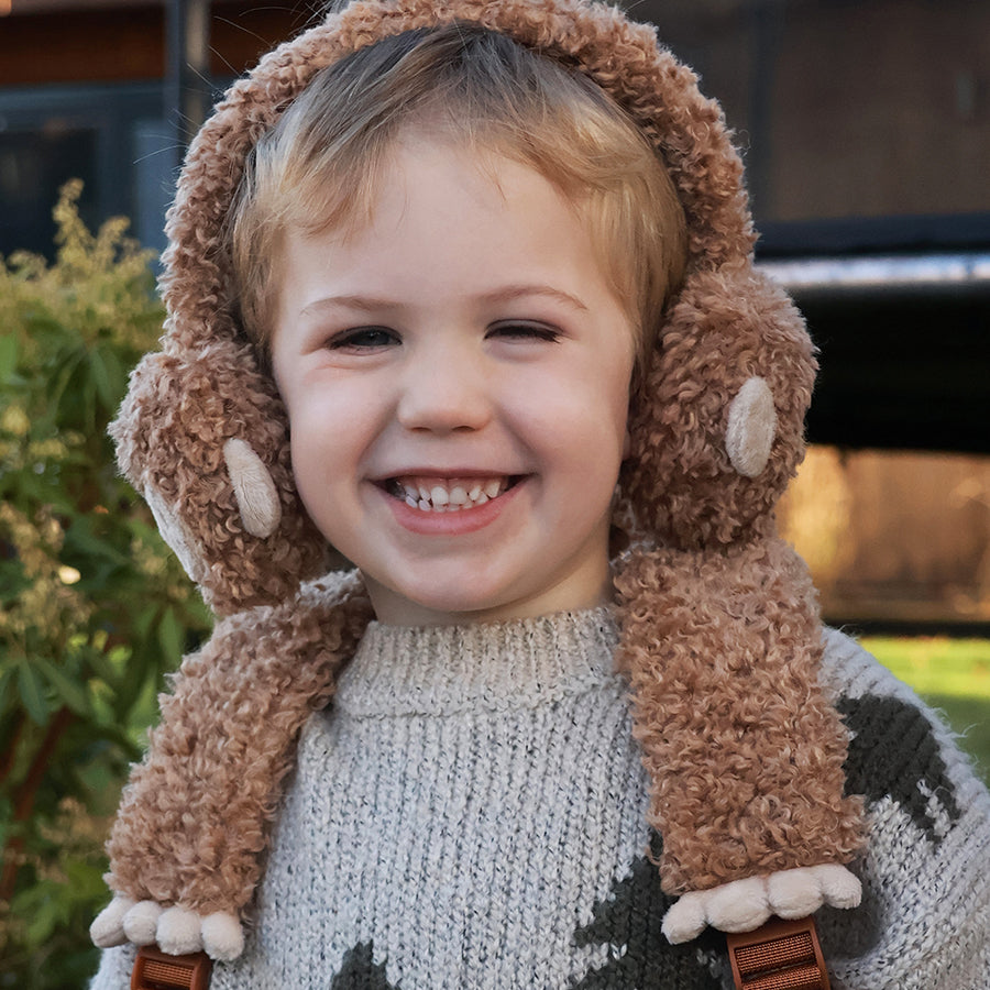 Little monkey - cosy monty monkey earmuffs