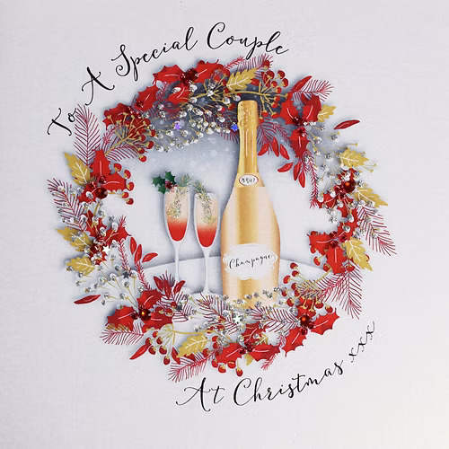 Special Couple Christmas Card - Wendy Jones-Blackett