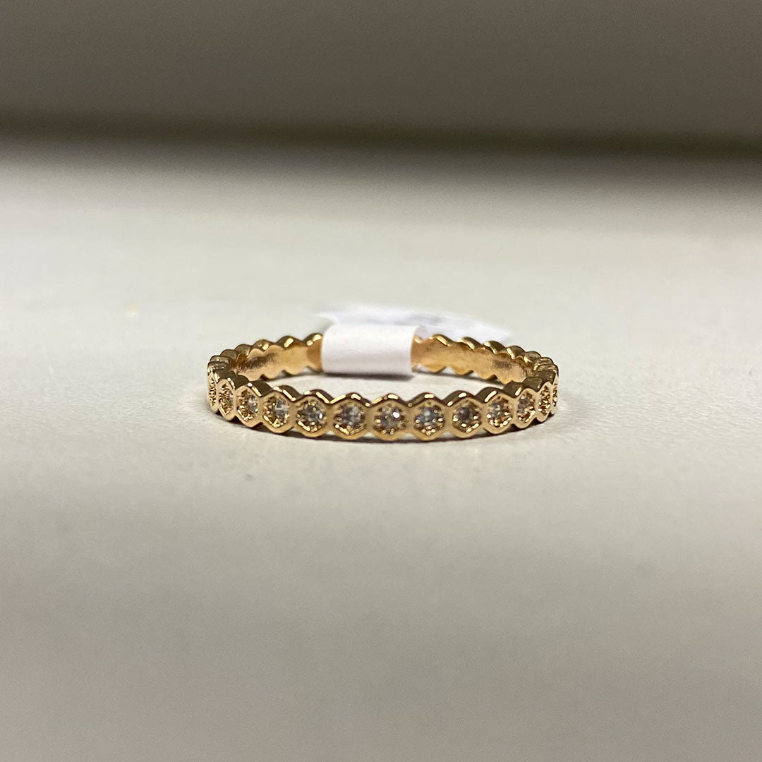 POM Rose Gold Plated Wrap Ring