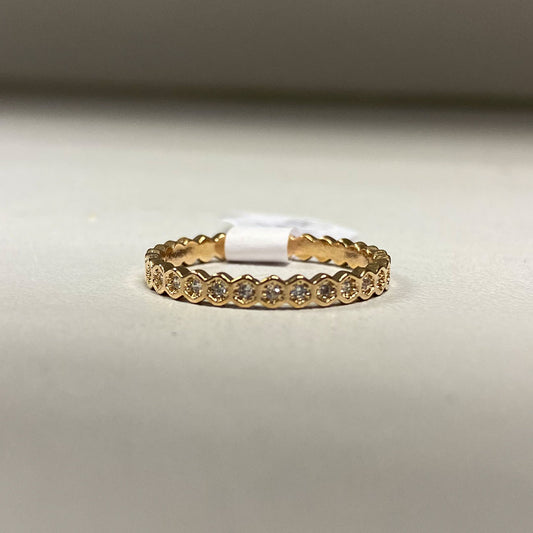 POM Rose Gold Plated Wrap Ring