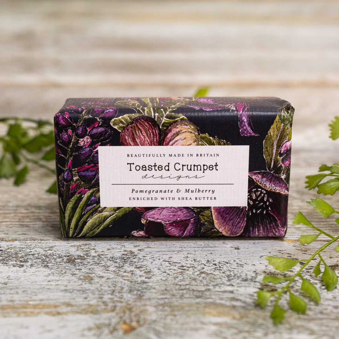 Pomegranate & Mulberry 190g Soap Bar - Toasted Crumpet