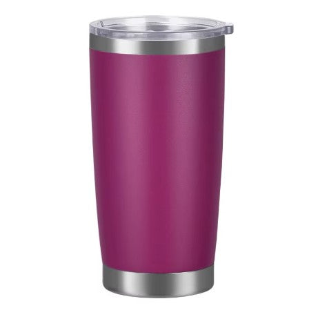 Personalised Thermal Travel Mug – Custom Birth Flower & Name Engraving