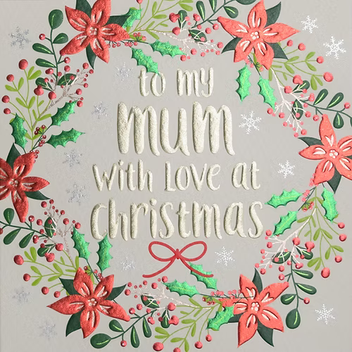 Mum Christmas Card - Wendy Jones-Blackett