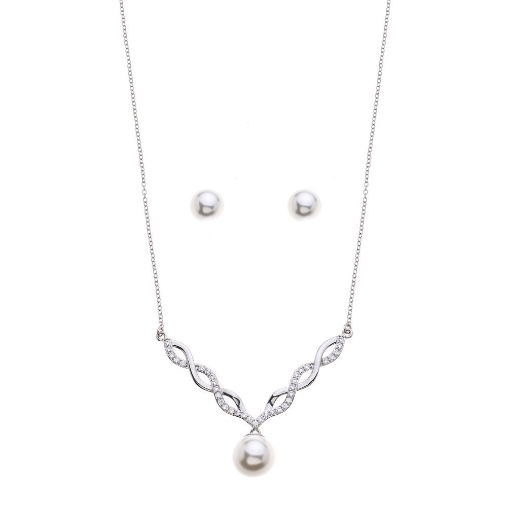 Park Lane Pearl Earring & Necklace Set