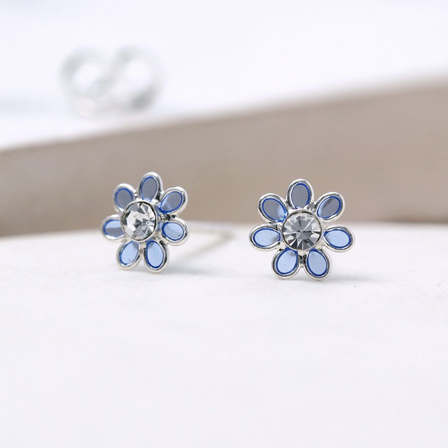 POM Tiny Flower Enamel Stud