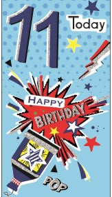 11th Birthday Card - Jonny Javelin