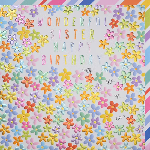 Sister Birthday Card - Wendy Jones Blackett