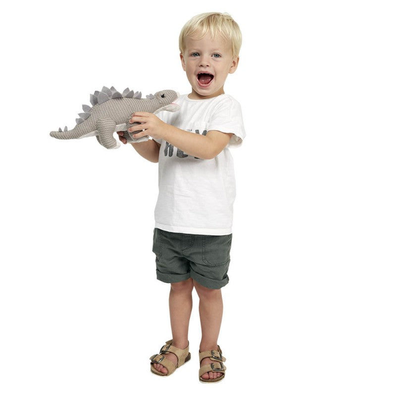 Wilberry Knitted Dinosaur - Stegosaurus