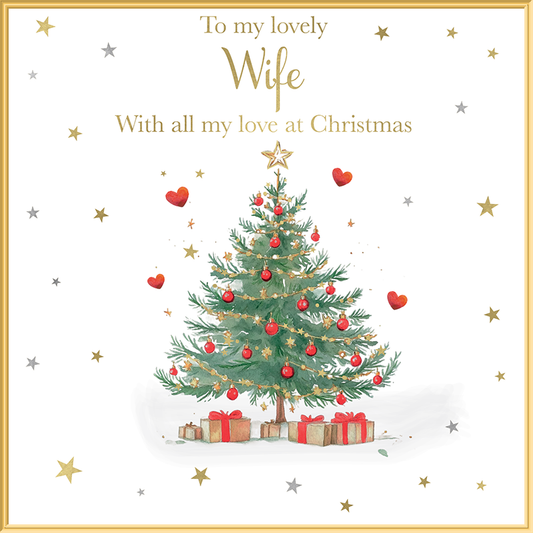Wife Christmas Card - Rush Design