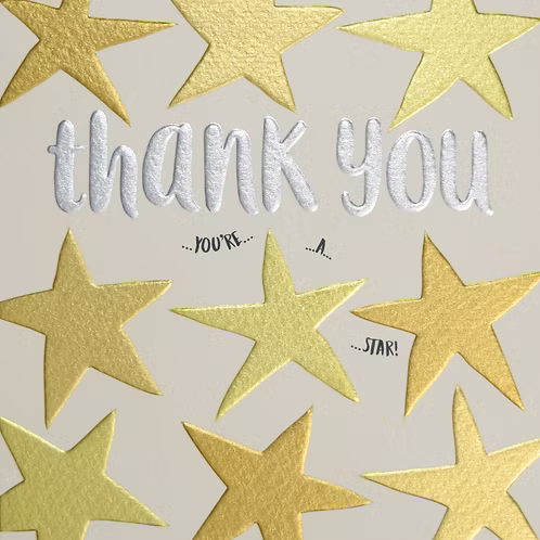 Thank You Card - Wendy Jones Blackett