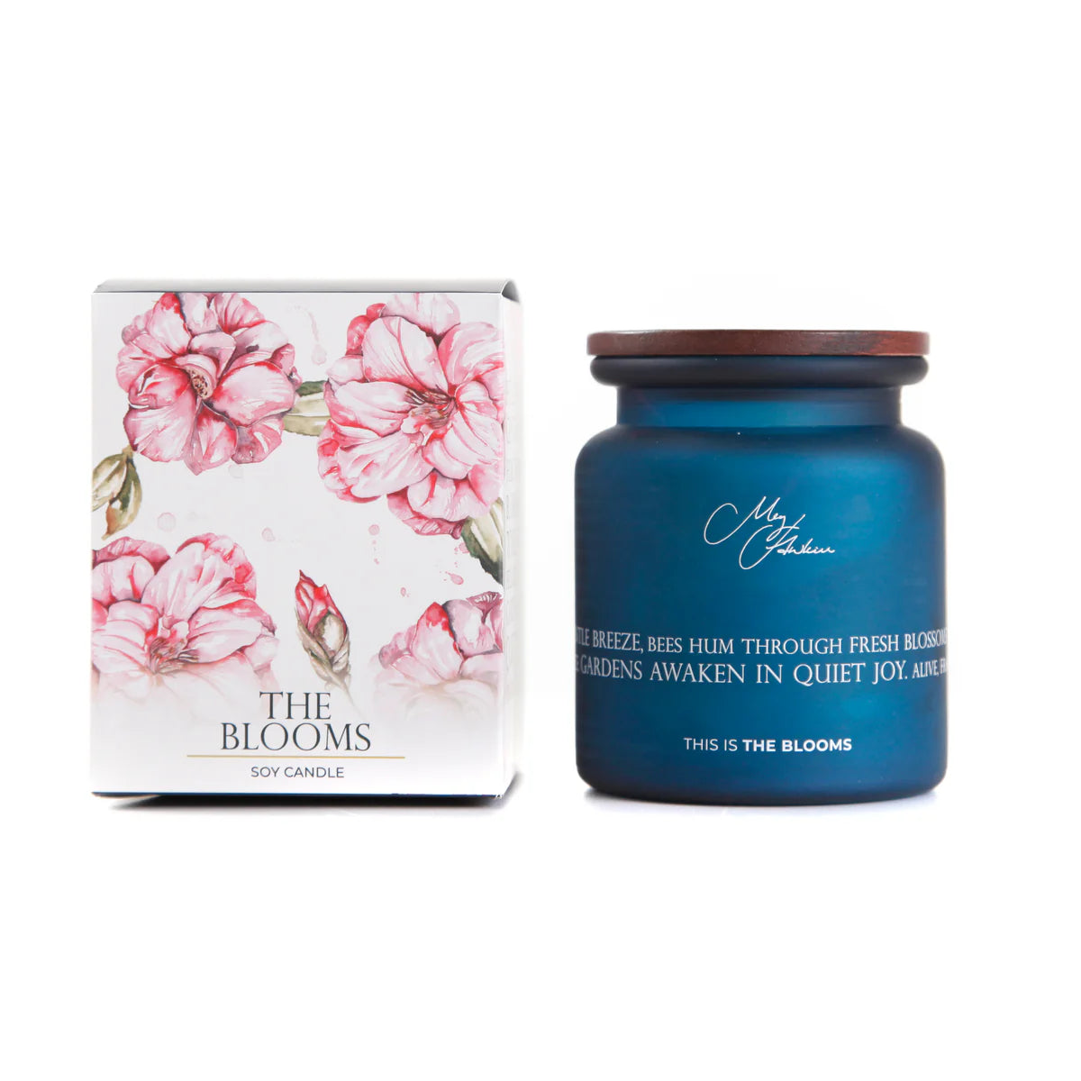 'The Blooms' Floral Soy Candle