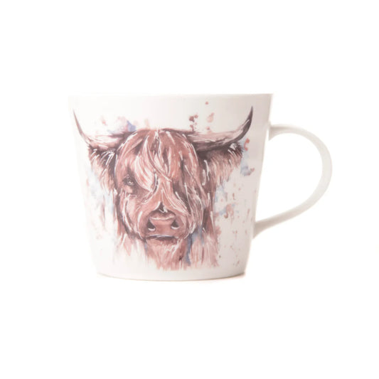 'The Hebrides' Highland Cow Bone China Mug