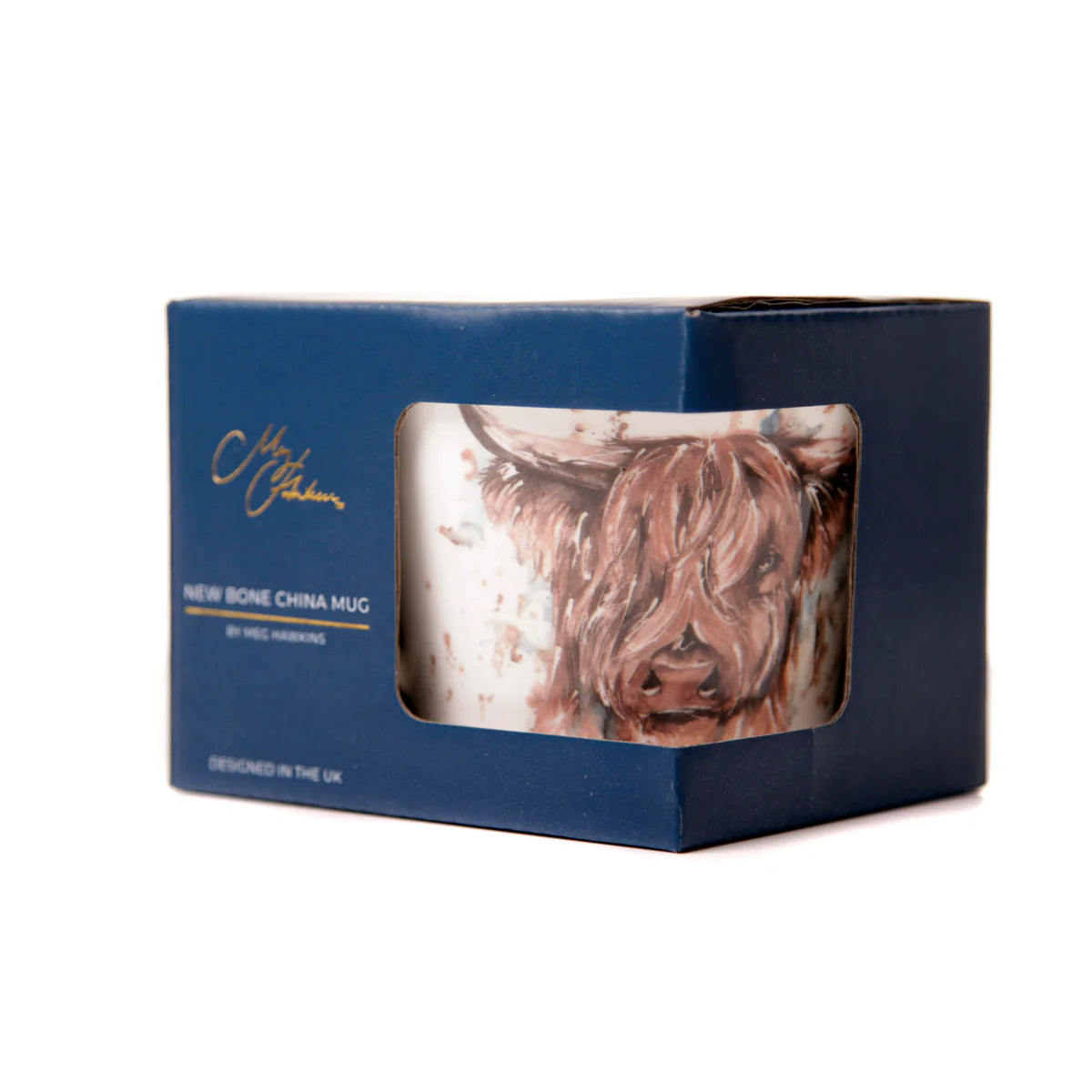 'The Hebrides' Highland Cow Bone China Mug