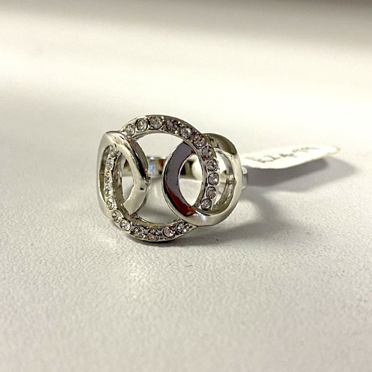 V.I.P. Silver Triple Circle Ring