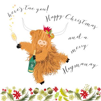 General Christmas Card - Pink Pig Cards