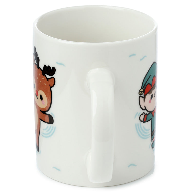 Porcelain Mug – Festive Friends Christmas