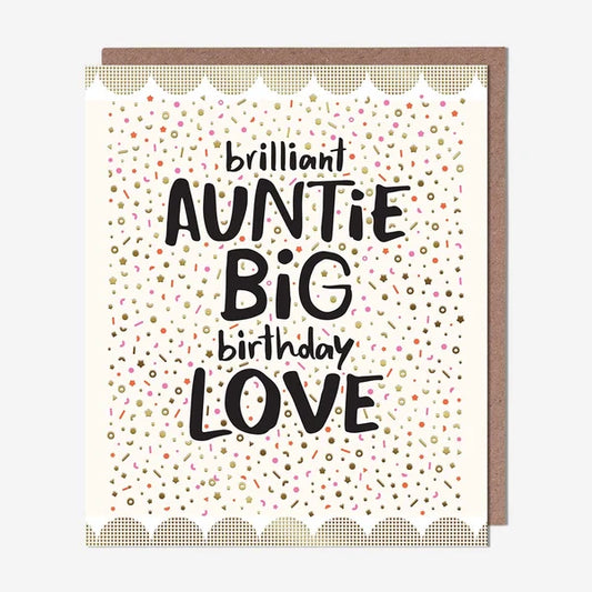 Auntie Birthday Card