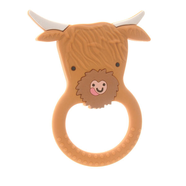 Ziggle Highland Cow Teether