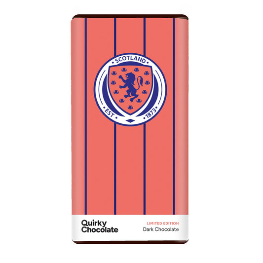 Scottish Football Licensed Bar - Away Shirt, Dark Chocolate
