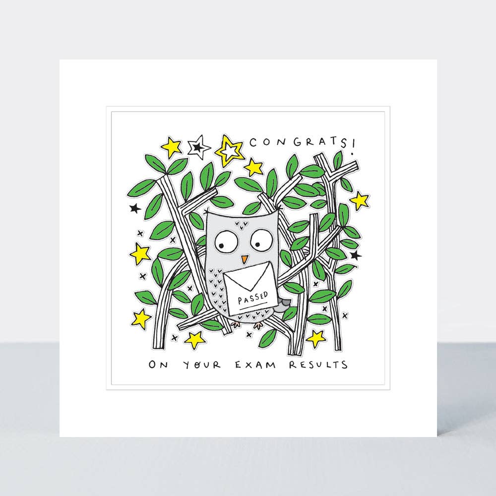 Pocket Rocket - Congrats Exam Results - Greetings card