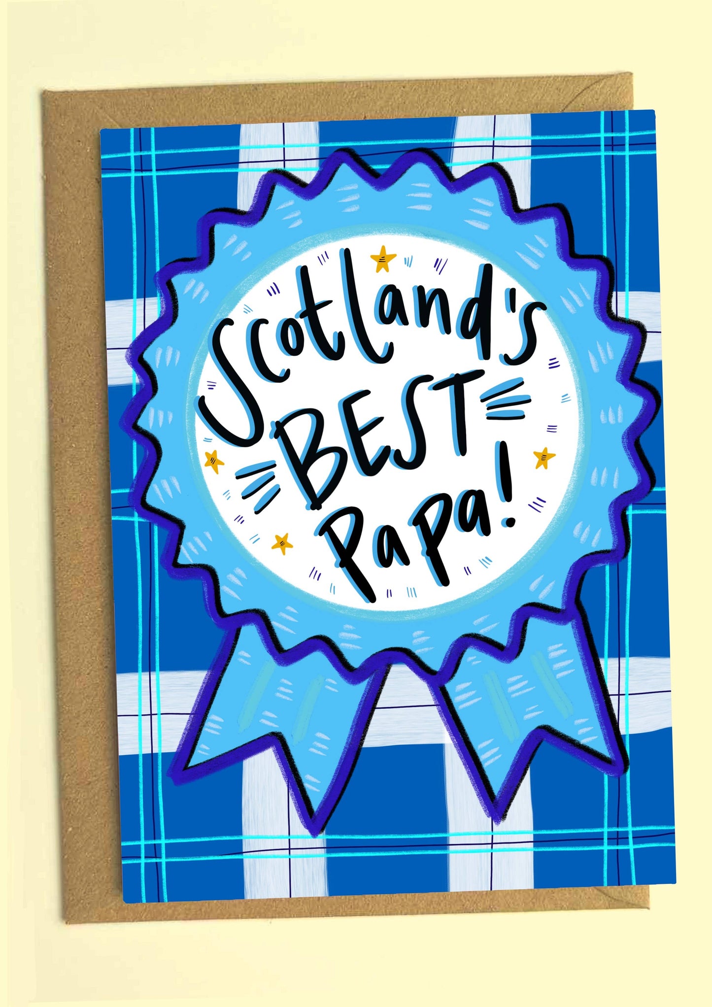 Scotland’s BEST Papa! Scottish Grandpa Card - Grandfather  