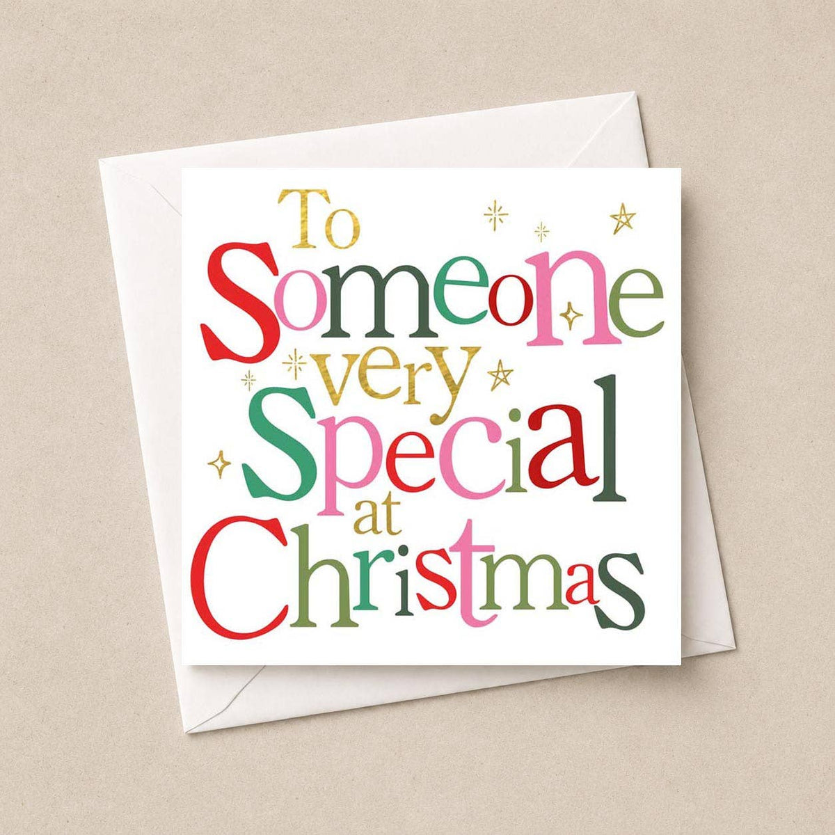 Christmas Card -  To Someone Very Special At Christmas