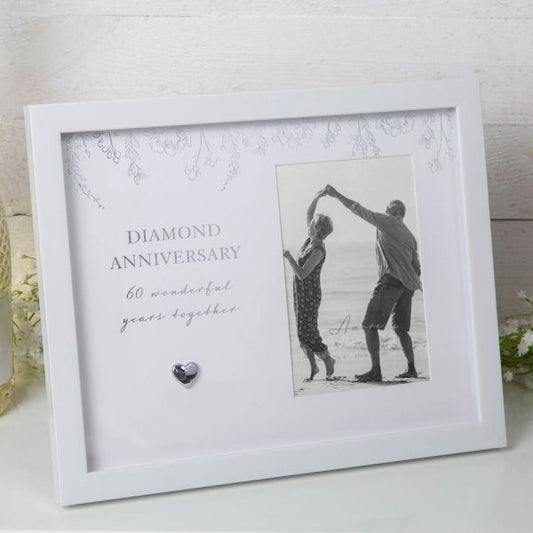 Amore Diamond (60th) Anniversary Frame - 4x6"