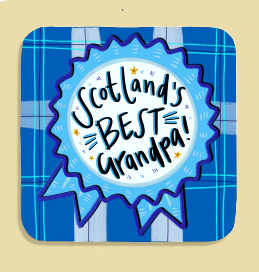 Scotland’s Best Grandpa! Coaster  