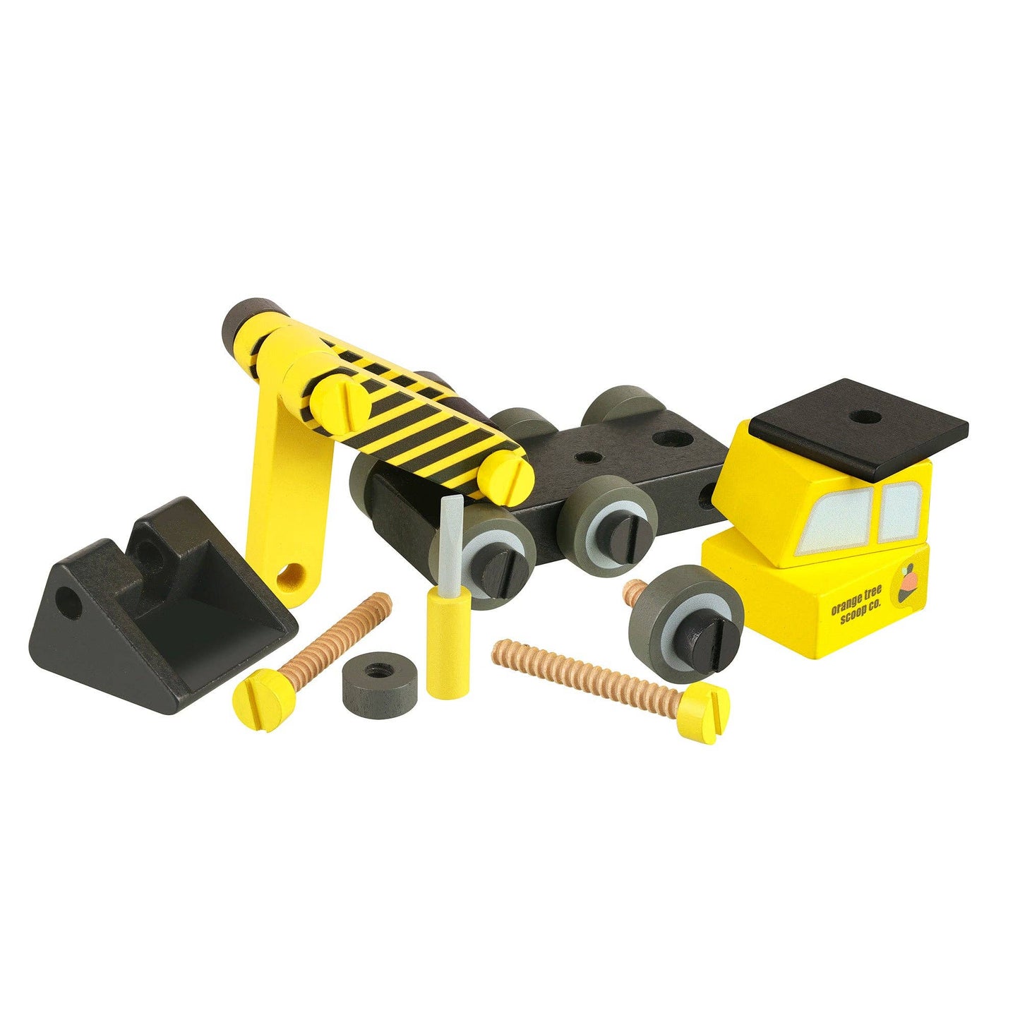 Wooden Buildable Digger Toy