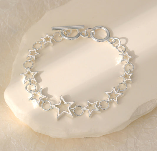 Silver Star Bracelet