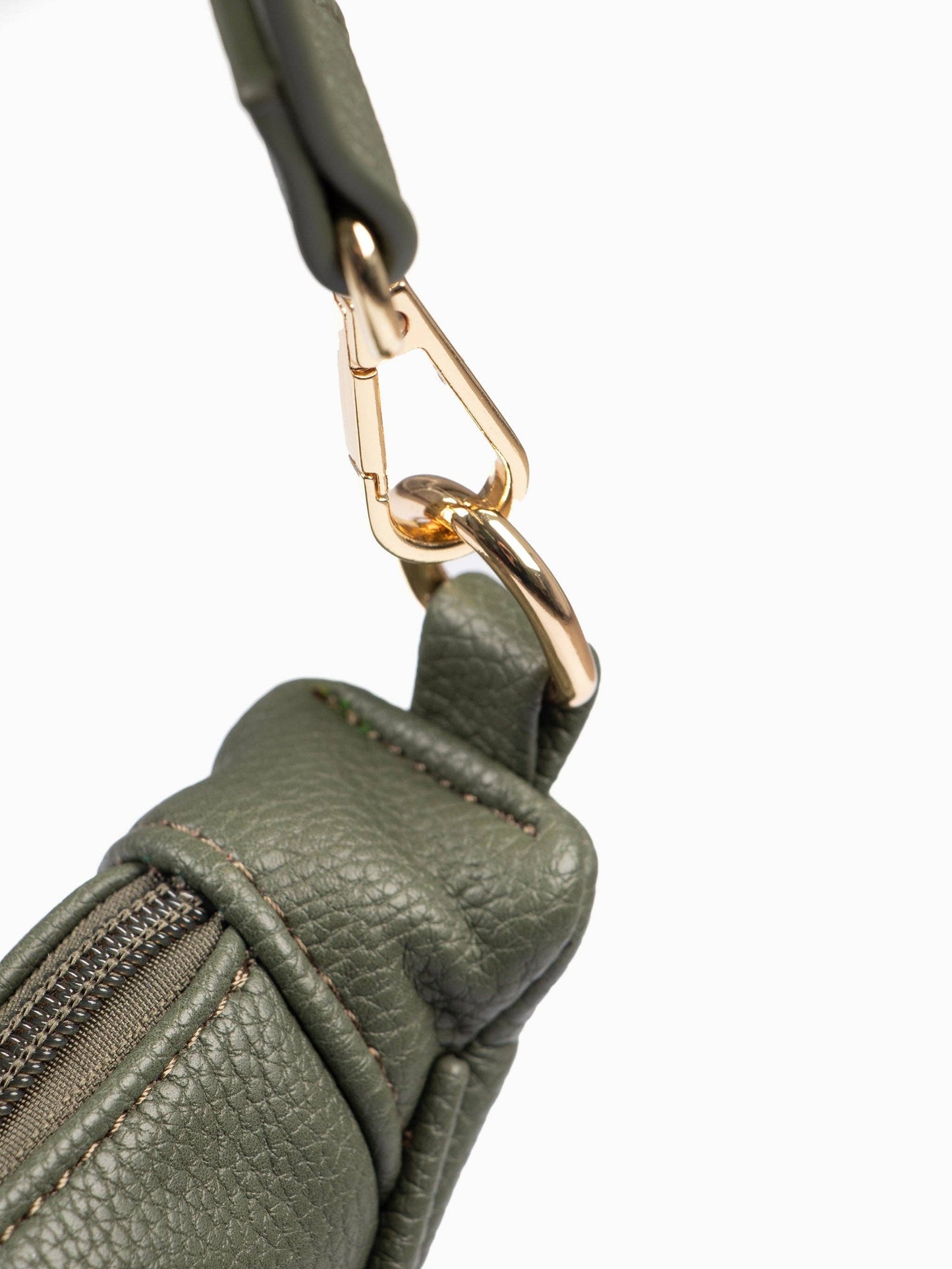 Half Moon Crossbody Bag - Khaki Green
