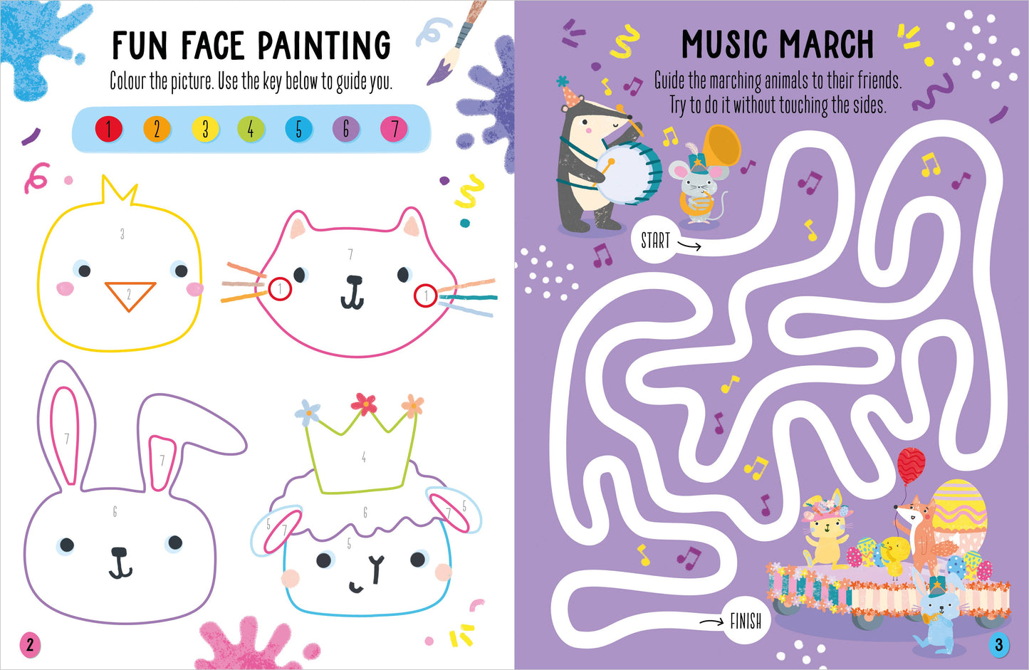 Easter Parade Sticker Activity Book – Fun Puzzles, Crafts & 100+ Stickers for Kids 4+