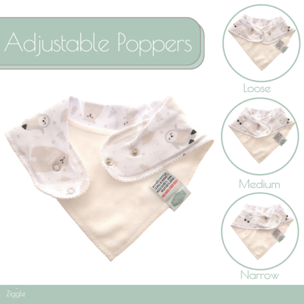 Ziggle Bandana Dribble Bibs: Stylish and Absorbent Baby Essentials for Teething