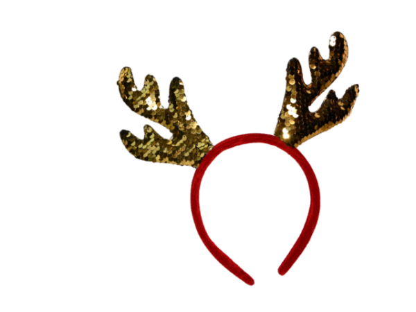 Gold Antlers Headband