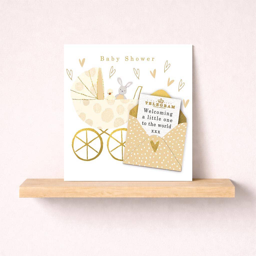 Baby Shower Card - Welcome Little One